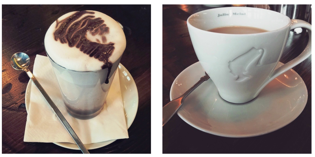 Hot chocolate and tea
