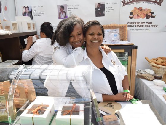Left Rebekah Gooden and her mother and business partner, Marie-Anne Rasé, founders of My Gammies