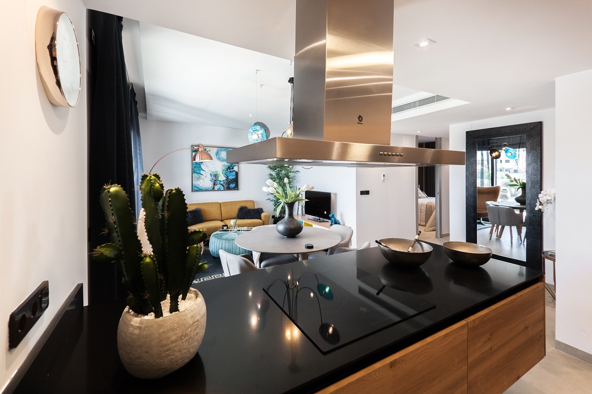 Modern sleek kitchen