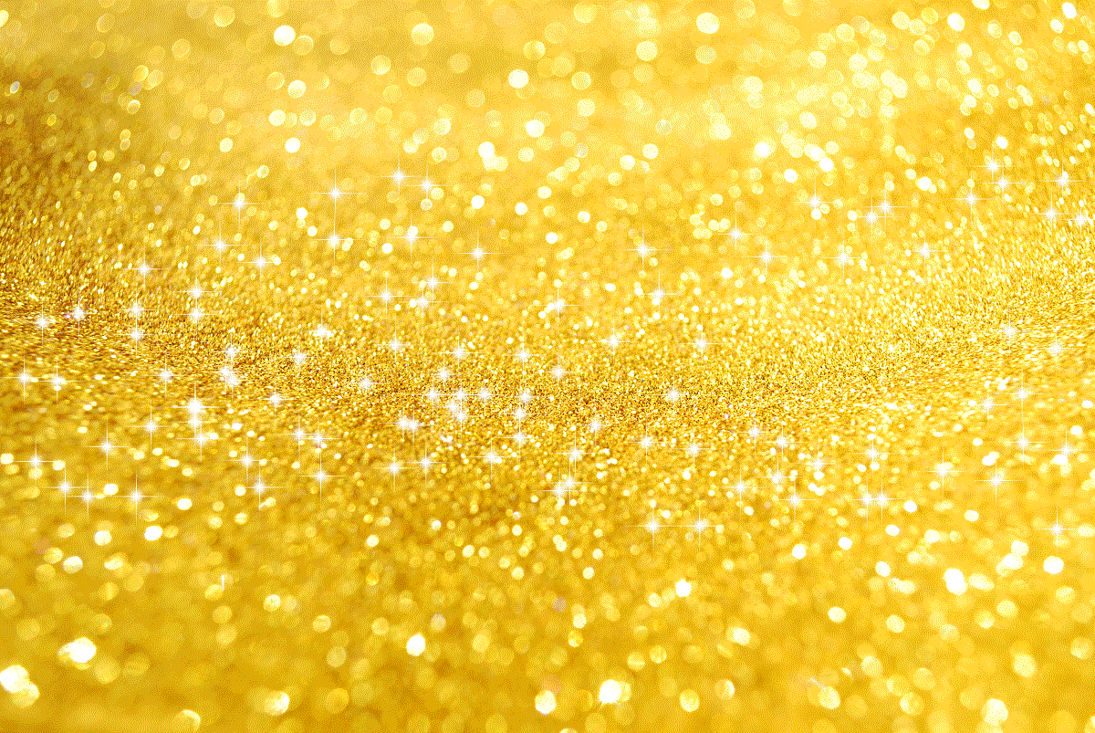 Gold sparkles